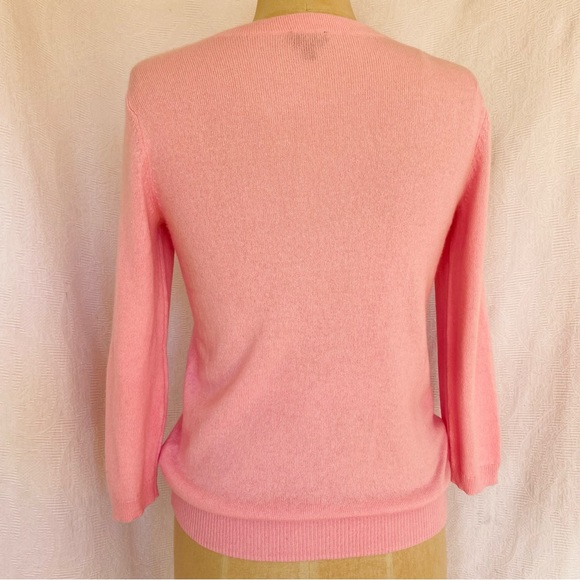 Pure Cashmere S/M baby pink sweater. EUC - Picture 2 of 6